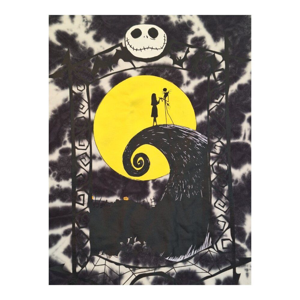 Disney Nightmare Before Christmas Long Sleeve Tee Cotton T-Shirt Unisex Mens XS